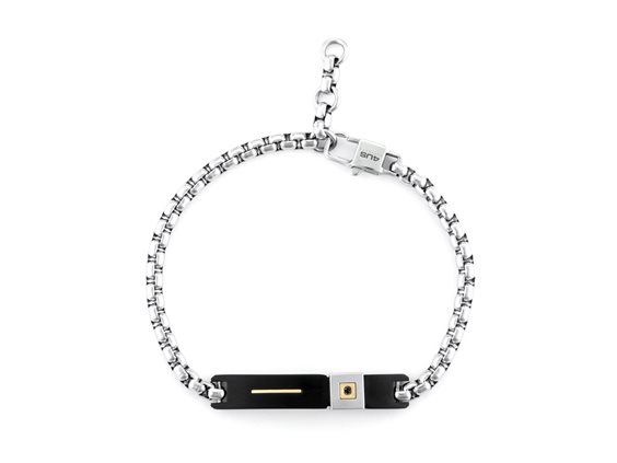 Bracciale 4US: Cesare Paciotti Uomo Autunno Inverno 24 in Acciaio 4UBR6947 - 4UBR6947